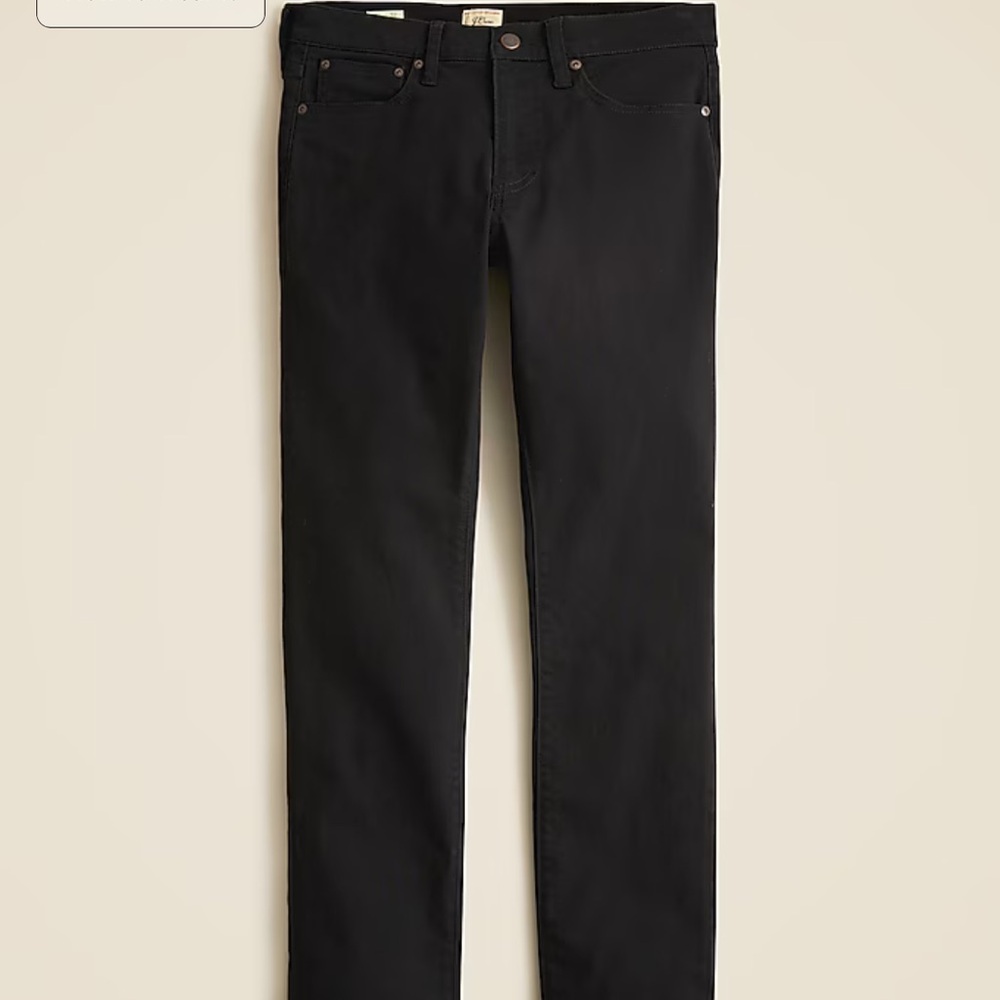 J.Crew 484 Classic Black 5 Pocket Jeans - 34/32